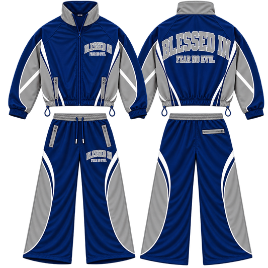 BLESSED IN® 90s Warm-Up Pants Set — Hoyas